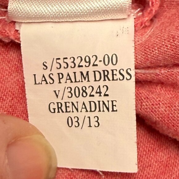 Women's‎ ATHLETA Las Palmas Pink Printed Jersey Dress- Size Small - Picture 8 of 8